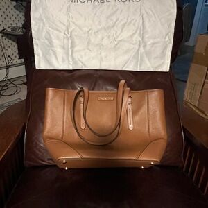 Michael Kors Brown Leather Tote
